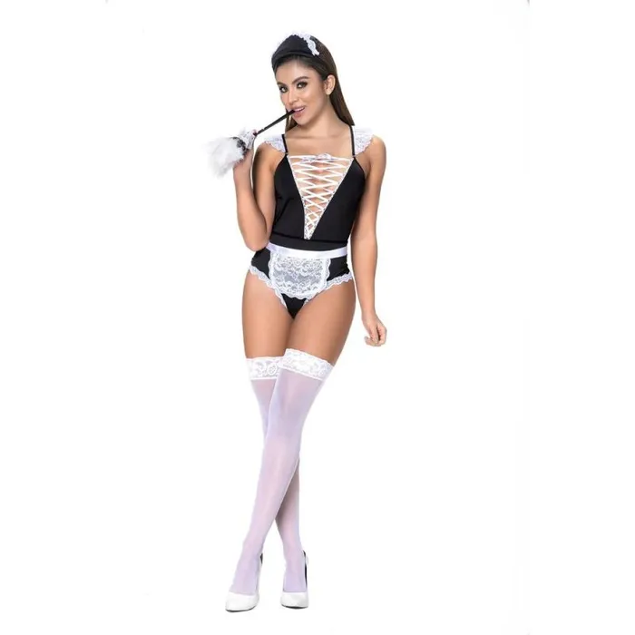 Anal French Maid Set BlackWhite Mapale