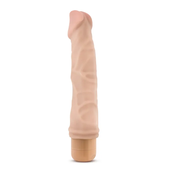 Dr Skin Female Sex Toys Dr Skin Cock Vibe 6 85in Vibrating Cock Beige