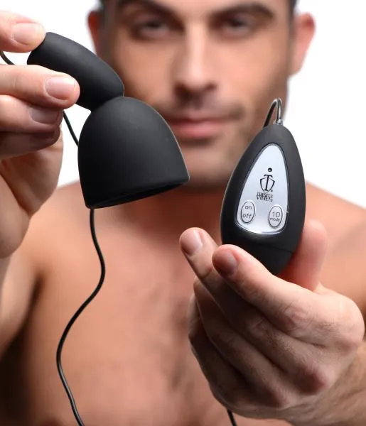 Male Sex Toys Deluxe 10 Mode Silicone Penis Head Teaser Black Trinity Vibes Male Sex Toys Deluxe 10 Mode Silicone Penis Head Teaser Black Trinity Vibes