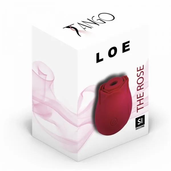 Seductucom Vibrators Loe The Rose Premium Suction Stimulator Red