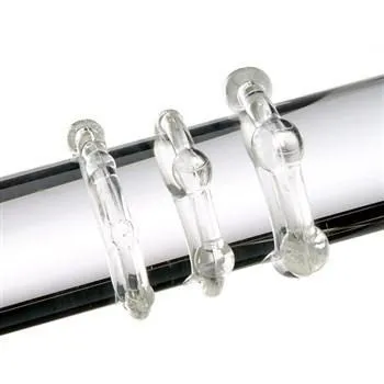Triple Erection System 3 Rings Clear Adam Eve Dildos Triple Erection System 3 Rings Clear Adam Eve Dildos