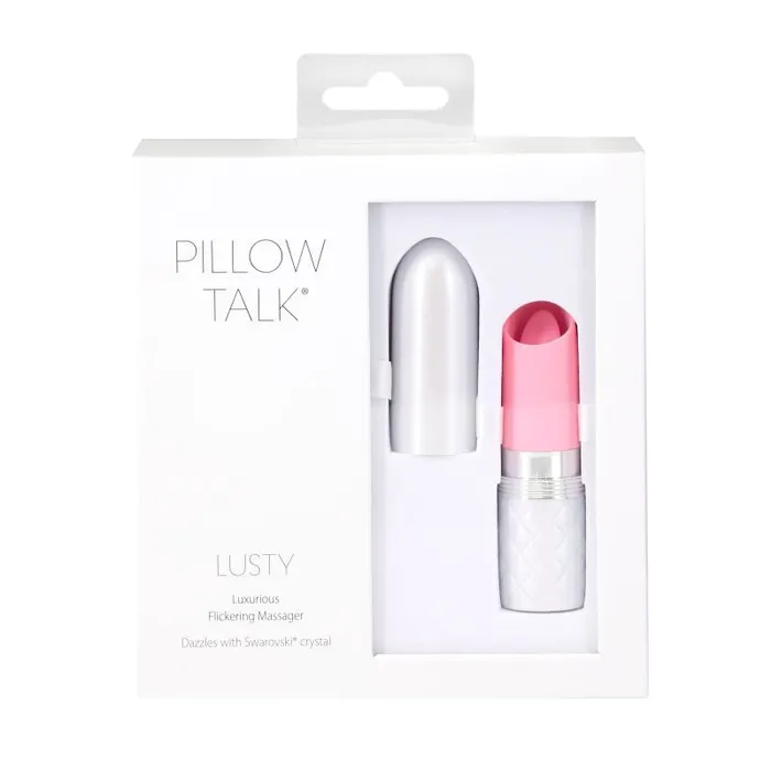 Vibrators Pillow Talk Lusty Flickering Massager Pink Pillow Talk