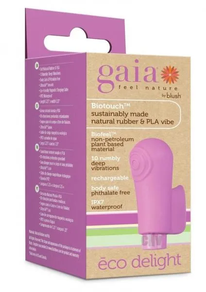 Vibrators Seductucom Gaia Eco Delight Purple