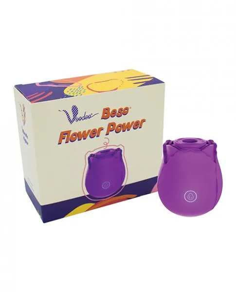 Voodoo Beso Flower Power Purple Voodoo Vibrators
