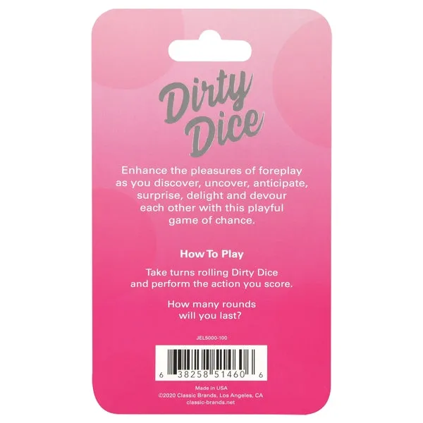Couples Jelique Dirty Dice Foreplay Game For Couples