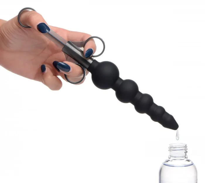 Male Sex Toys Master Series Master Series Beaded Shooter Lube Launcher
