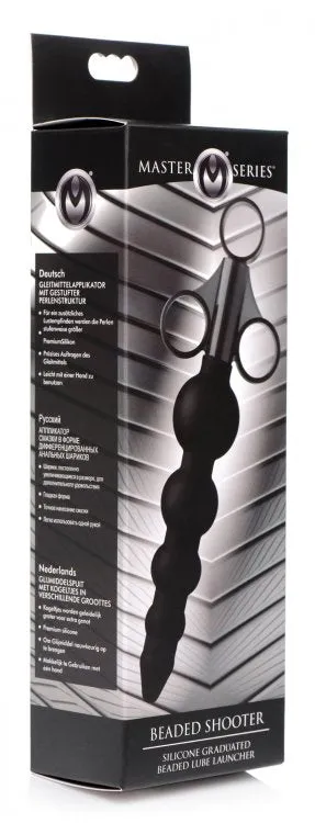 Male Sex Toys Master Series Master Series Beaded Shooter Lube Launcher