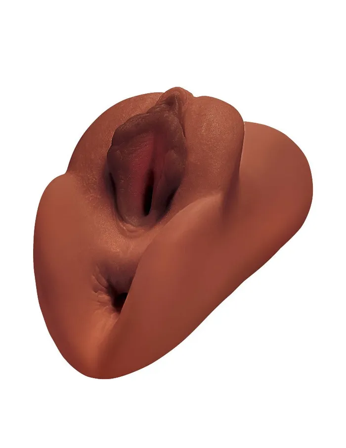 PipeDream Male Sex Toys PDX Plus Perfect Pussy Double Stroker Black