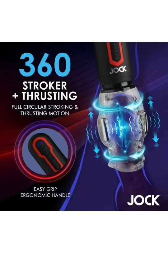 Sex On the Go Male Sex Toys Spinning and Thrusting Masturbator with 2 Bullets