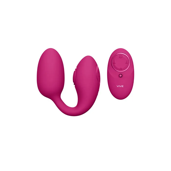 Vibrators Shots Toys Vive Aika Pulse Wave And Vibrating Love Egg Pink
