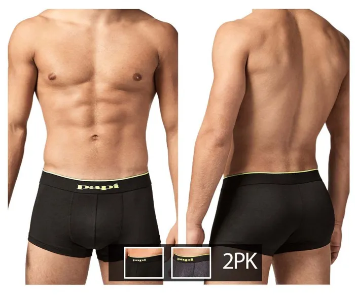 2PK Microflex Brazilian Trunks Papi Vibrators 2PK Microflex Brazilian Trunks Papi Vibrators