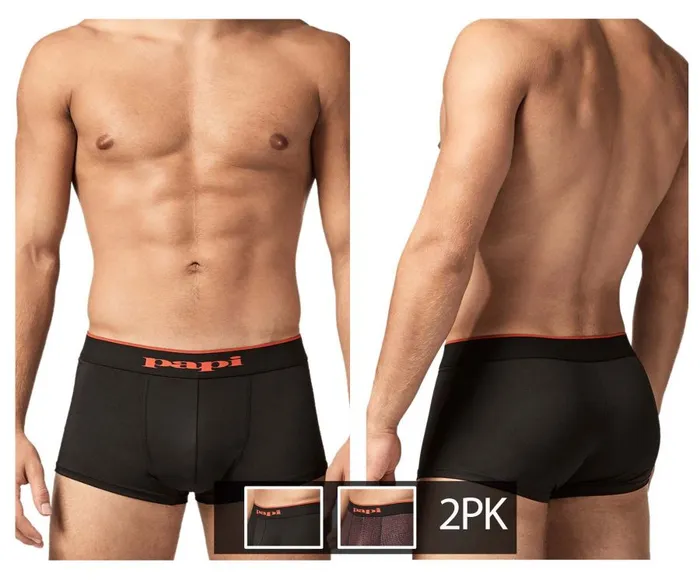 2PK Microflex Brazilian Trunks Papi Vibrators 2PK Microflex Brazilian Trunks Papi Vibrators