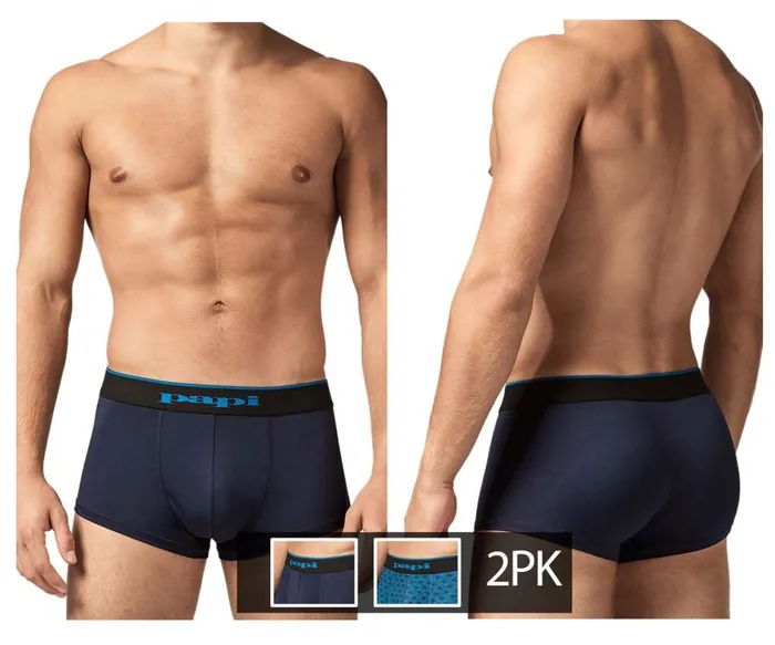 2PK Microflex Brazilian Trunks Papi Vibrators 2PK Microflex Brazilian Trunks Papi Vibrators