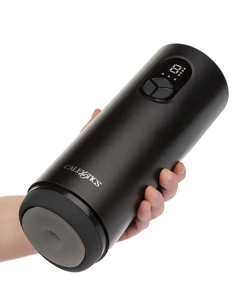 Bionic Vibro Stroker wOscillation Suction Black California Exotic Novelties Male Sex Toys