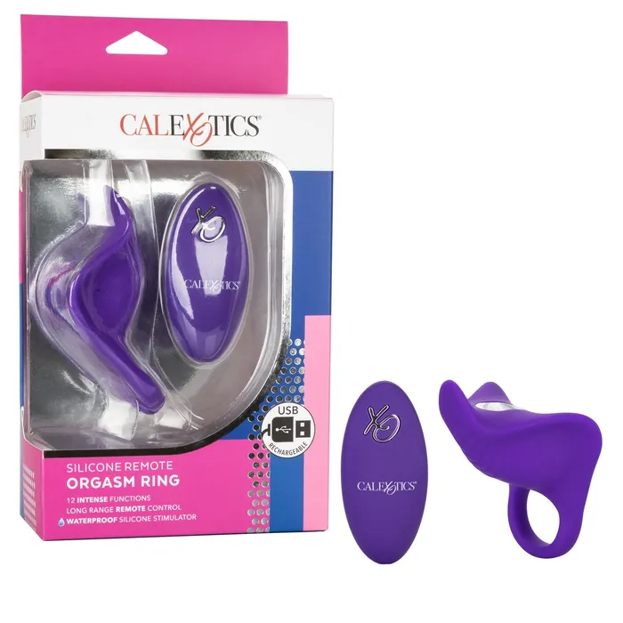 CalExotics Male Sex Toys Silicone Remote Orgasm Ring