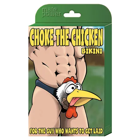 comme Male Power Novelty Choke The Chckn Bikni Blk 1SZ Male Sex Toys