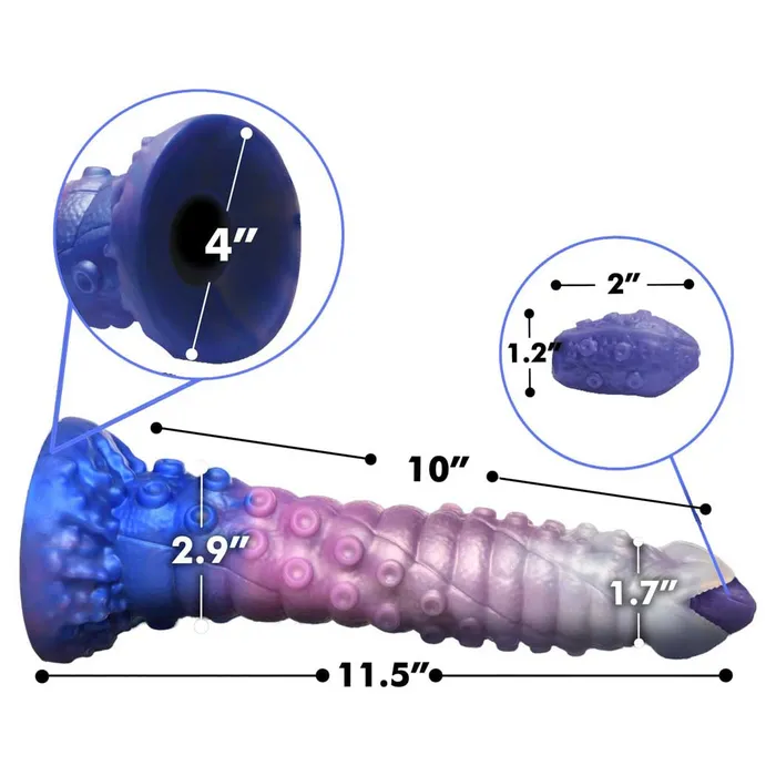 Female Sex Toys iloveexcitement Creature Cocks TentaQueen Ovipositor Silicone Dildo with Eggs