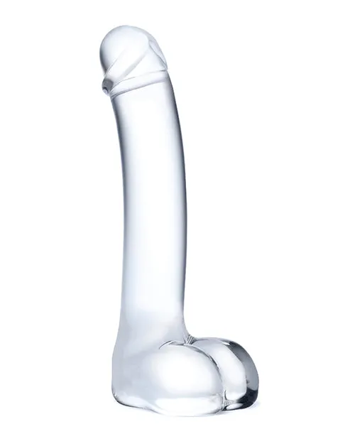 Glas 7 Realistic Curved Glass Gspot Dildo Electric Eel INC Dildos
