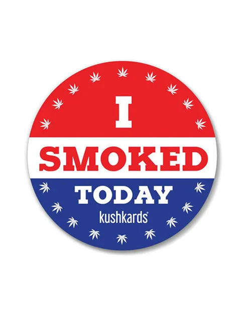 Kush Kards LLC Male Sex Toys Smoked Today Sticker Pack of 3