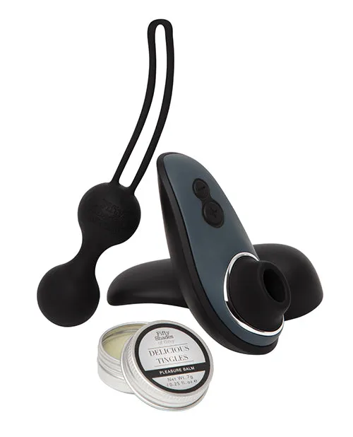 Lovehoney Co Wow Tech Vibrators Fifty Shades Of Grey Womanizer Desire Blooms Kit