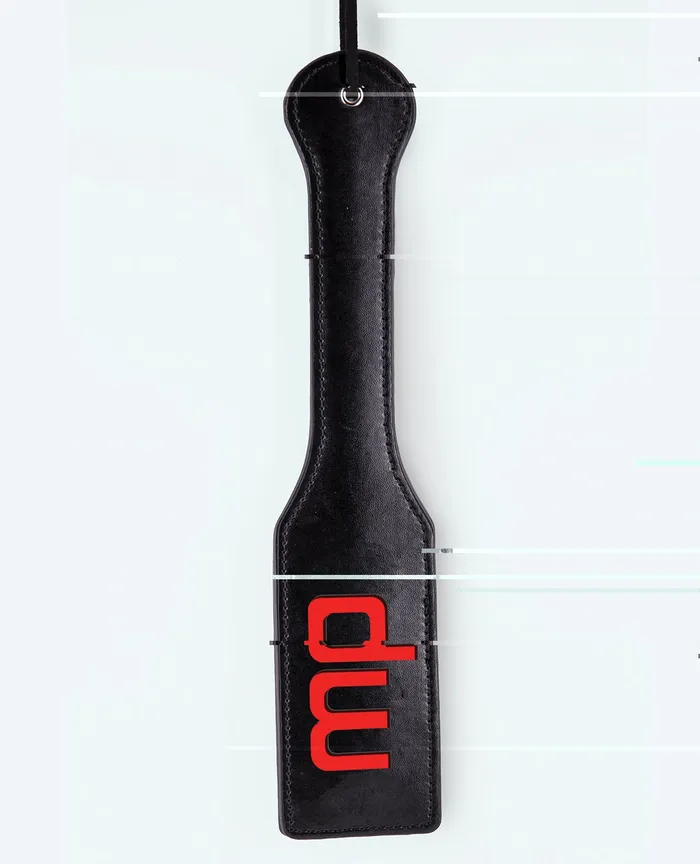 Lust Pu Leather Mp Paddle Black Comme Ci Comme Ca Restraints