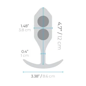 Male Sex Toys BVibe Snug Plug 3 Large BVibe Male Sex Toys BVibe Snug Plug 3 Large BVibe