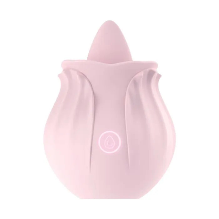Rose Type Tongue Licking Toy for Clitoris and Nipple Onion Toy Vibrators
