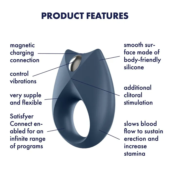 Satisfyer Satisfyer Royal One Smart Vibrating CRing Vibrators