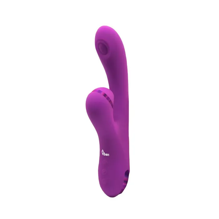 Viben Female Sex Toys Viben Dazzle Rechargeable Thumping Rabbit Vibrator Berry Viben Female Sex Toys Viben Dazzle Rechargeable Thumping Rabbit Vibrator Berry