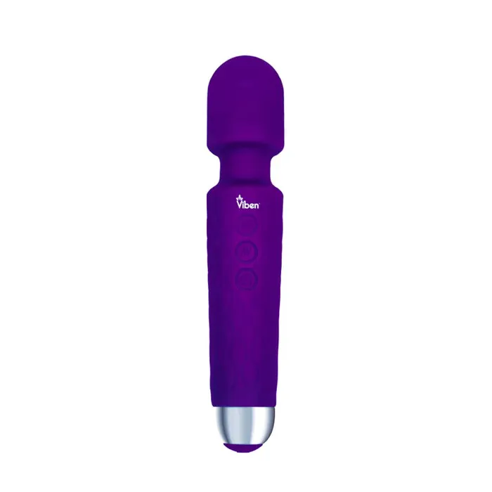 Viben Vibrators Viben Tempest Travel Wand Massager Violet