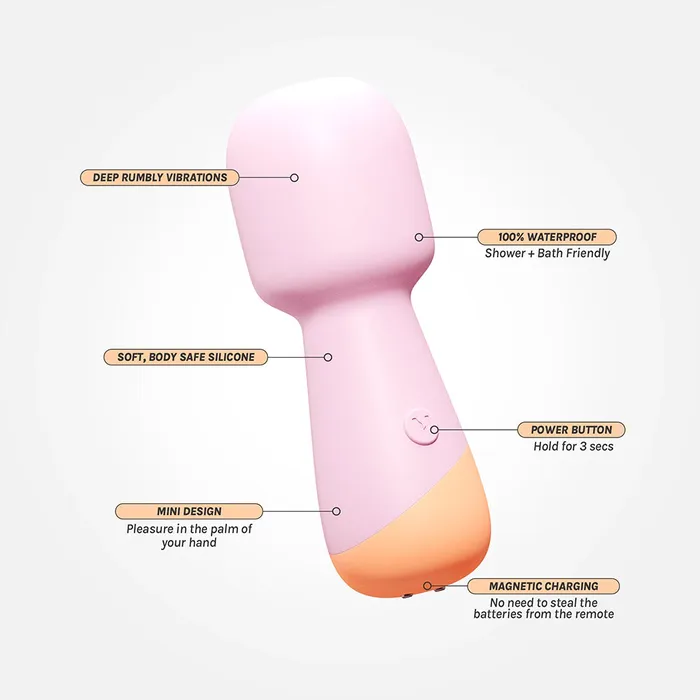 Vibrators VUSH VUSH Peachy Mini Wand