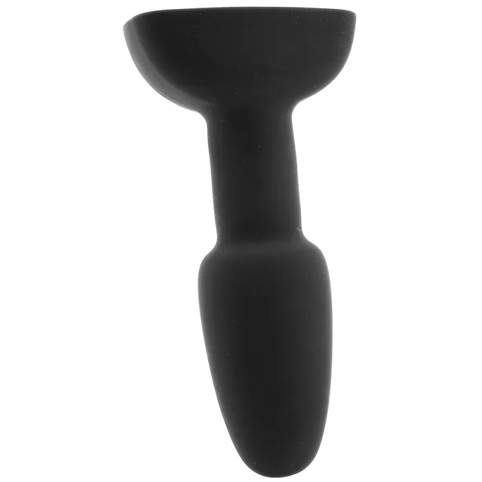 bVibe Rimming Petite Rechargeable RemoteControlled Vibrating Silicone Anal Plug with Rotating Beads Black Nalpac Male Sex Toys
