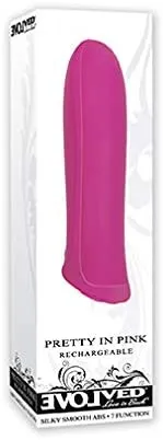 Evolved Vibrators Evolved Pretty in Pink Rechargeable Vibrator Pink