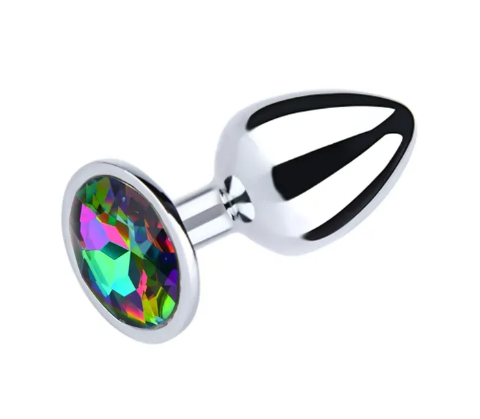 Male Sex Toys Love In Leather PLU001 Love in Leather Gem Anal Plug Chrome Rainbow Gem Medium Male Sex Toys Love In Leather PLU001 Love in Leather Gem Anal Plug Chrome Rainbow Gem Medium