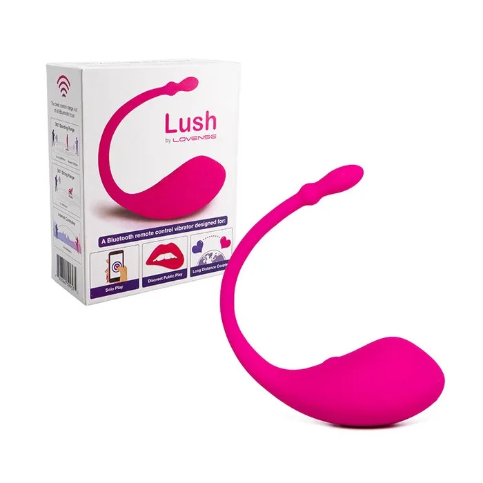 Nalpac Lovense Lush Bluetooth RemoteControlled Egg Vibrator Female Sex Toys