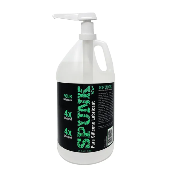 Spunk Lube Pure Silicone 64oz Nalpac Female Sex Toys
