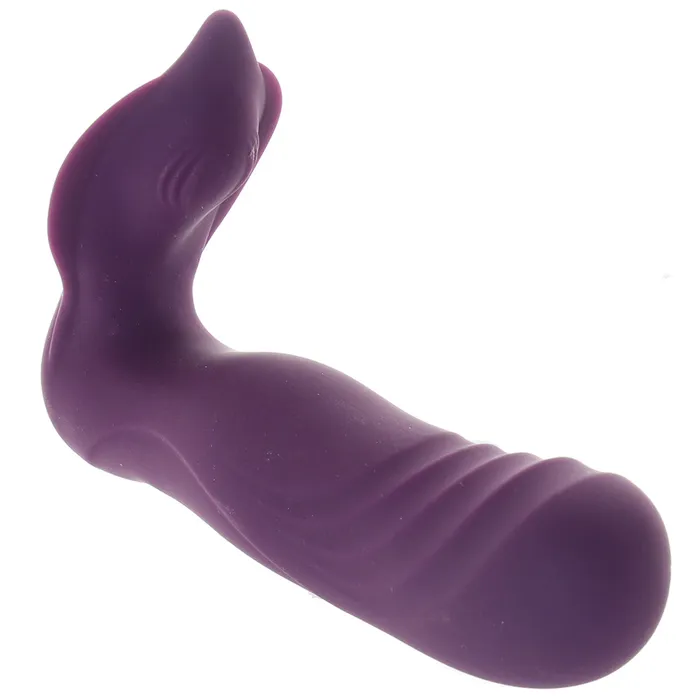 Vibrators Nalpac Gender X Velvet Hammer Rechargeable RemoteControlled Thumping Thrusting Dual Stimulator Purple