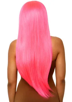 Anal Leg Avenue Long Straight Wig 33 Inch Pink