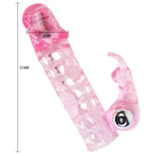 Baile Sleeve Ultimate Rabbit with Dual Vibration Vibrators