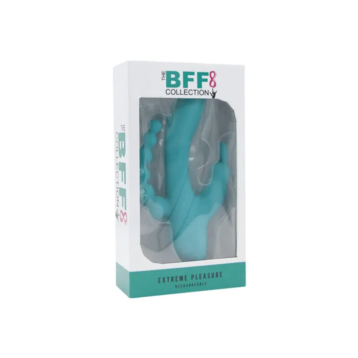 Closet Collection Female Sex Toys Extreme Pleasure Rechargeable Turquoise