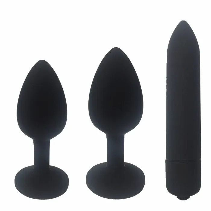 Female Sex Toys Own Pleasures Crystal Butt Plugs and Silicone Vibrator