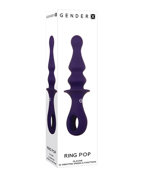 Gender X Ring Pop Purple GenderX Vibrators