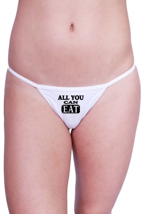 Own Pleasures Thongs wih Funny Message lot of 3 Anal