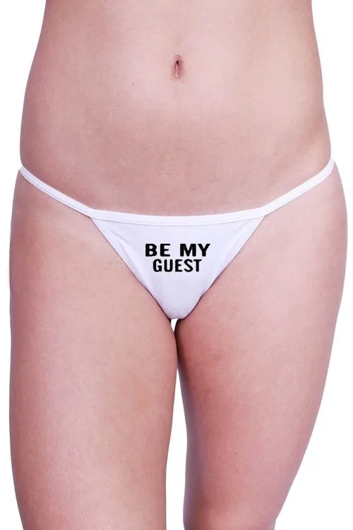 Own Pleasures Thongs wih Funny Message lot of 3 Anal
