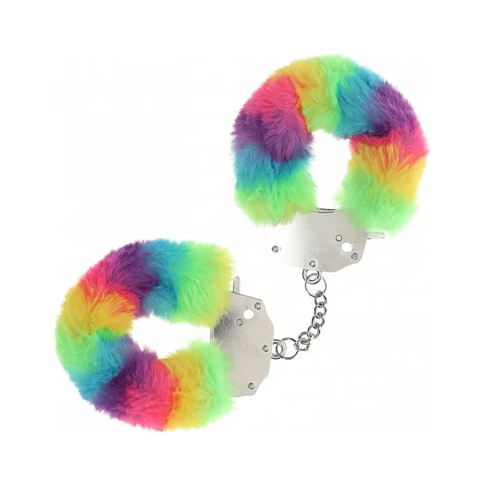 Shots Couples Ouch HeavyDuty Fluffy Handcuffs Multicolor 1