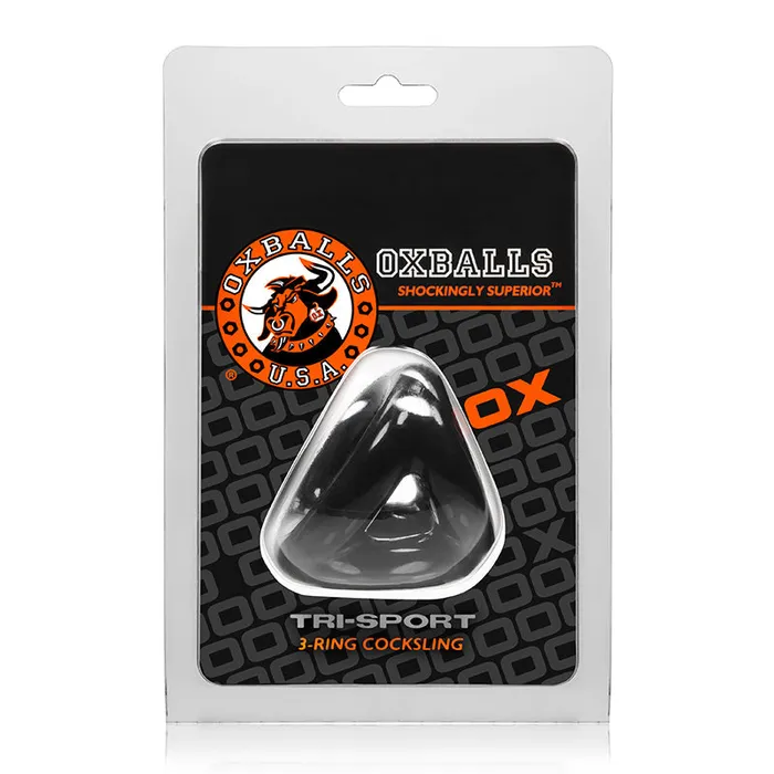 Blue Ox Designs Oxballs OxBalls TriSport Cocksling Black Anal
