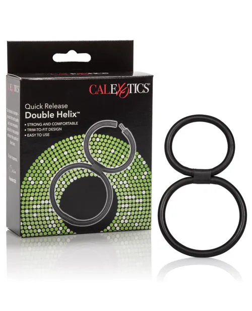Cal Exotics Double Helix Quick Release Erection Enhancer Black Anal
