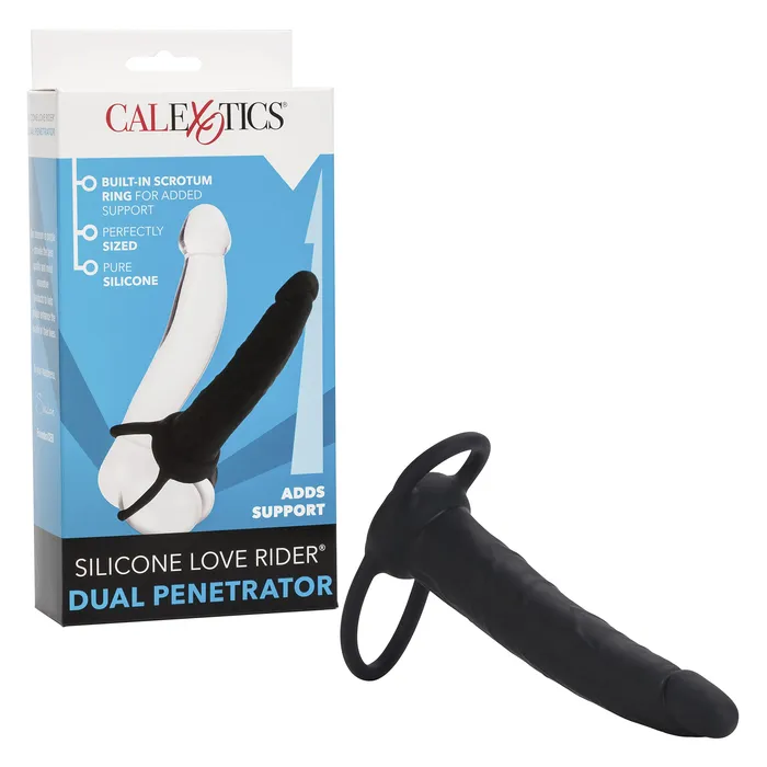 CalExotics Dildos California Exotic Novelties Silicone Love Rider Dual Penetrator Black 025 Pound CalExotics Dildos California Exotic Novelties Silicone Love Rider Dual Penetrator Black 025 Pound