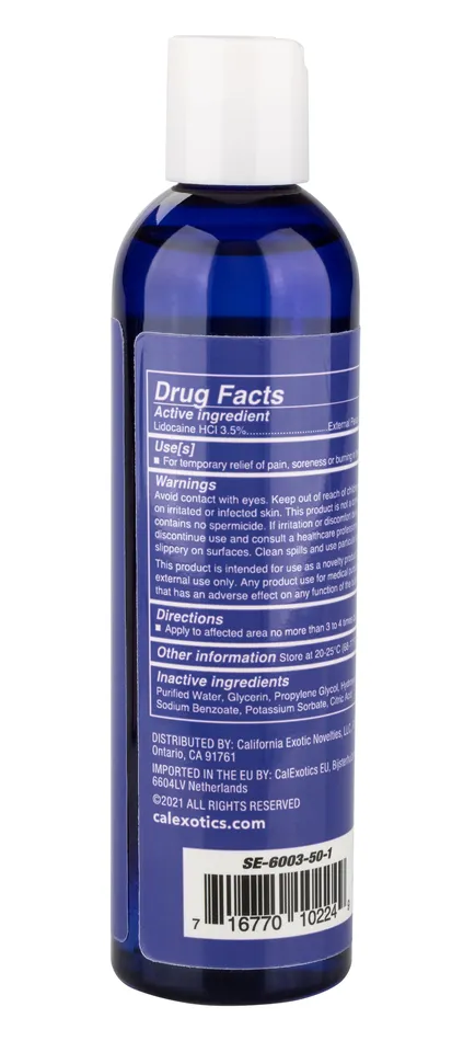 CalExotics Lubricants Admiral At Ease Anal Lubricant 8 Fl Oz