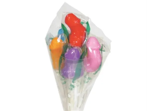 Candy Penis Bouquet 12 Piece Display Little Genie Male Sex Toys